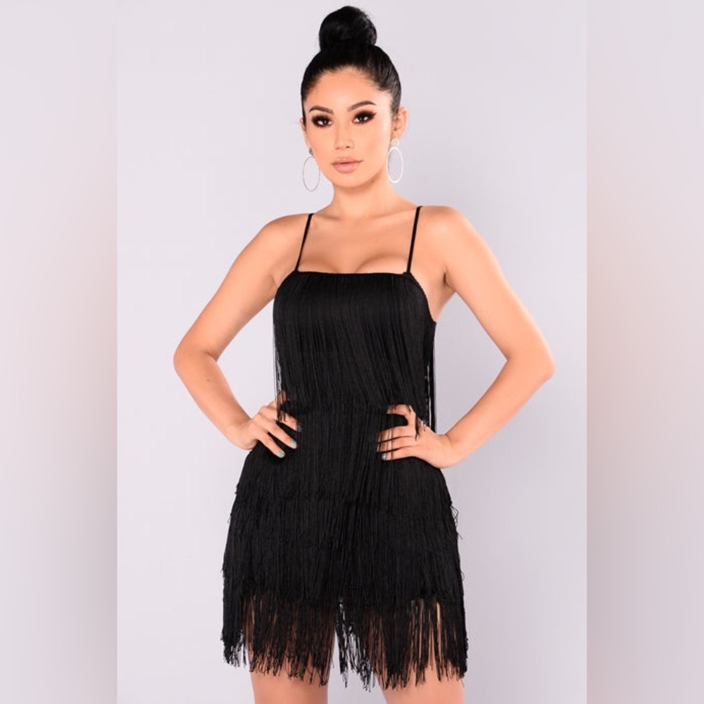 Something To You Fringe Dress